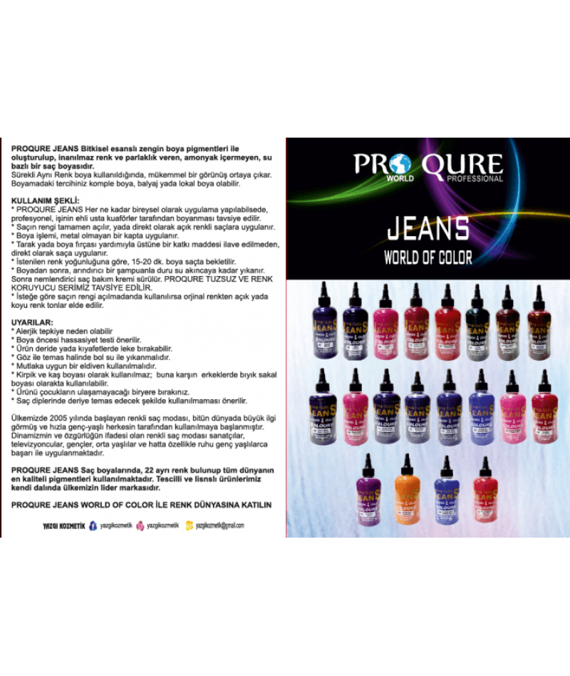Pro qure Jeans World Of Color 250 ml