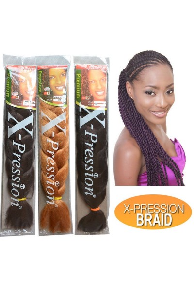 X- Pression Jumbo Braiding Expression Hair Extensi...
